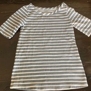 Old Navy girls adorable cotton gray/white dress size 18-24 months